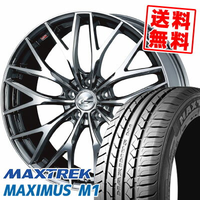 245/40R19 98W XL MAXTREK マックストレック MAXIMUS M1 マキシマス エムワン weds LEONIS MX ウェッズ レオニス MX サマータイヤホイール4本セット