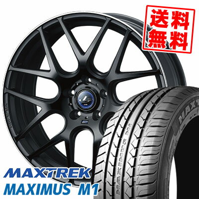 245/40R19 98W XL MAXTREK マックストレック MAXIMUS M1 マキシマス エムワン WEDS LEONIS NAVIA06 ウェッズ レオニス ナヴィア06 サマータイヤホイール4本セット