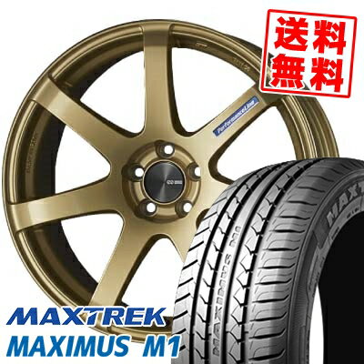 245/40R19 98W XL MAXTREK マックストレック MAXIMUS M1 マキシマス エムワン ENKEI PerformanceLine PF-07 エンケイ パフォーマンスライン PF07 サマータイヤホイール4本セット