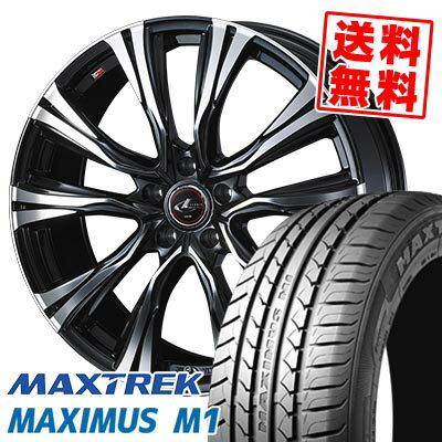245/40R19 98W XL MAXTREK マックストレック MAXIMUS M1 WEDS LEONIS VR ウェッズ レオニス VR サマータイヤホイール4本セット 【取付対象】