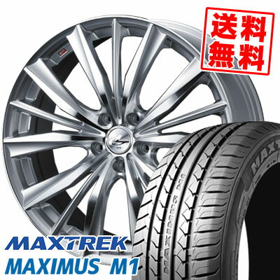 245/40R19 98W XL MAXTREK マックストレック MAXIMUS M1 マキシマス エムワン weds LEONIS VX ウエッズ レオニス VX サマータイヤホイール4本セット