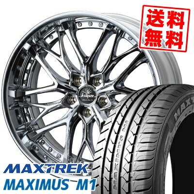 245/40R19 98W XL MAXTREK マックストレック MAXIMUS M1 マキシマス エムワン weds Kranze Weaval ウェッズ クレンツェ ウィーバル サマータイヤホイール4本セット