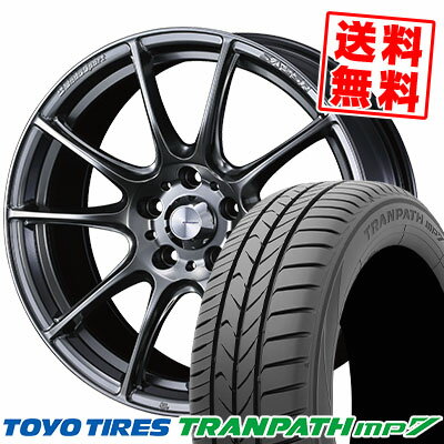 215/50R17 95V トーヨー タイヤ TRANPATH mp7 WedsSport SA-25R サマータイヤホイール4本セット 【取付対象】