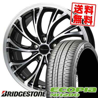 205/55R16 91V ブリヂストン ECOPIA NH200 Precious HS-2 サマータイヤホイール4本セット 【取付対象】