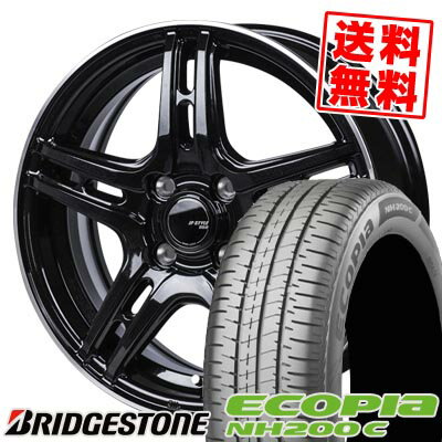 165/55R15 75V ブリヂストン ECOPIA NH200C JP STYLE R52 サマータイヤホイール4本セット 【取付対象】