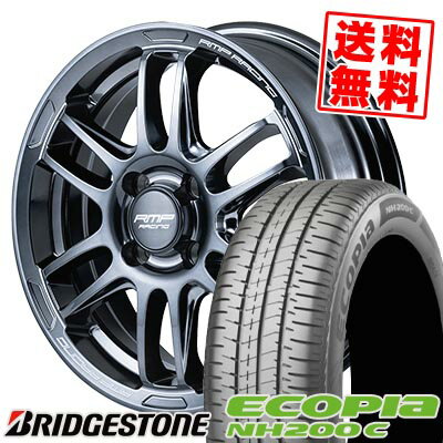 165/55R15 75V BRIDGESTONE ブリヂストン ECOPIA NH200C RMP RACING R26 RMPレーシング R26 サマータイヤホイール4本セット 【取付対象】