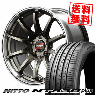 215/50R17 95W ニットー NT830 plus RMP RACING R10 サマータイヤホイール4本セット 【取付対象】