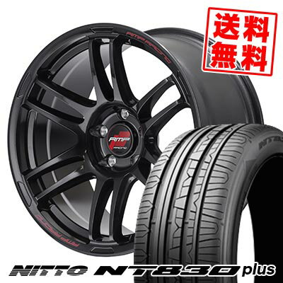 225/40R18 92Y NITTO ニットー NT830 plus RMP RACING R26 RMPレーシング R26 サマータイヤホイール4本セット 【取付対象】