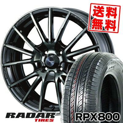 195/40R17 81W XL レーダー RPX800 WedsSport SA-35R サマータイヤホイール4本セット 【取付対象】