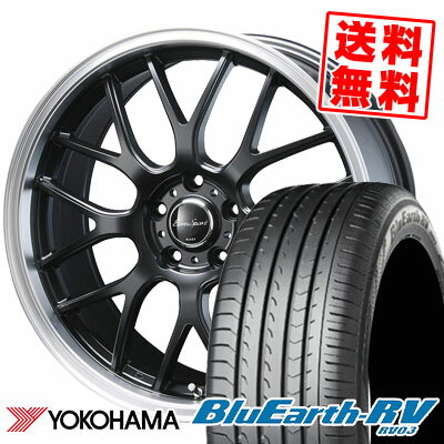 215/45R17 91W ヨコハマ BLUE EARTH RV03 Eoro Sport Type 805 サマータイヤホイール4本セット 【取付対象】