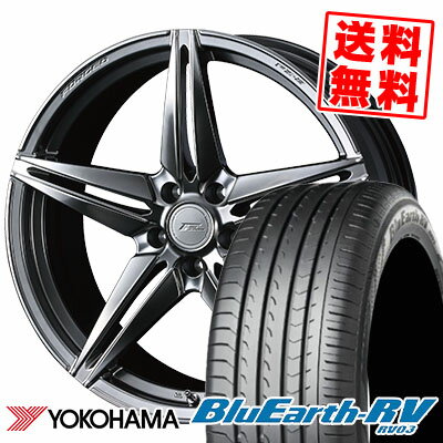 225/45R18 95W YOKOHAMA ヨコハマ BLUE EARTH RV03 ブルーアース RV03 WEDS F ZERO FZ-3 ウェッズ エフゼロ FZ-3 サマータイヤホイール4本セット
