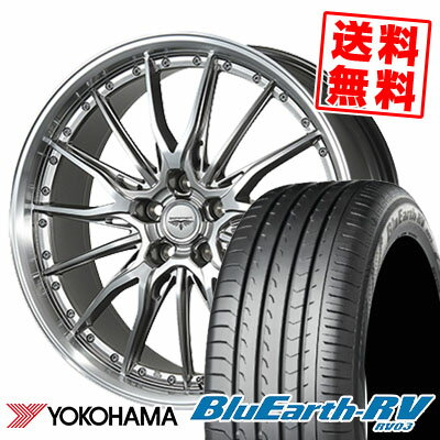225/40R19 93W YOKOHAMA ヨコハマ BLUE EARTH RV03 ブルーアース RV03 DORFREN HYVAA ドルフレン ヒューヴァー サマータイヤホイール4本セット