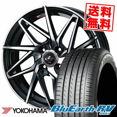 185/60R15 84H ヨコハマ BLUE EARTH RV03 LEONIS IT サマータイヤホイール4本セット 【取付対象】