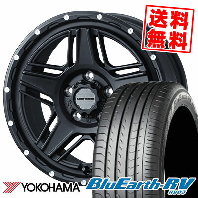 215/65R16 98H ヨコハマ BLUE EARTH RV03 MUDVANCE 07 サマータイヤホイール4本セット 【取付対象】