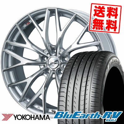 215/50R17 95V YOKOHAMA ヨコハマ BLUE EARTH RV03 ブルーアース RV03 weds LEONIS MX ウェッズ レオニス MX サマータイヤホイール4本セット