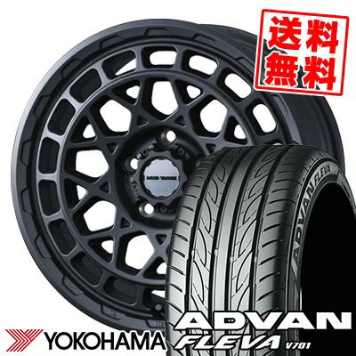 215/45R17 91W ヨコハマ ADVAN FLEVA V701 MUDVANCE X Type M サマータイヤホイール4本セット 【取付対象】