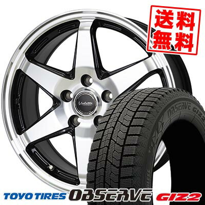 215/50R17 91Q トーヨータイヤ OBSERVE GARIT GIZ2 Valette ANKRAY スタッドレスタイヤホイール4本セット 【取付対象】