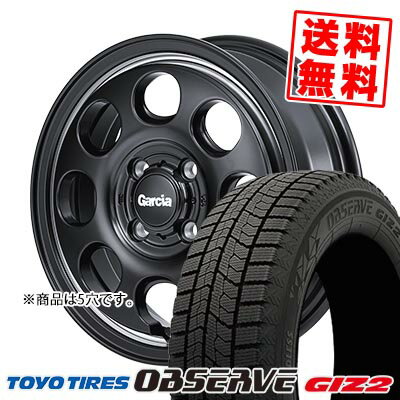 215/60R16 95Q トーヨータイヤ OBSERVE GIZ2 Garcia Palm8 スタッドレスタイヤホイール4本セット 【取付対象】