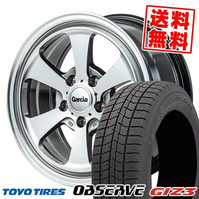 215/60R16 95Q トーヨータイヤ OBSERVE GIZ3 Garcia Dallas6 スタッドレスタイヤホイール4本セット 【取付対象】