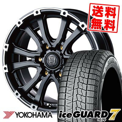 215/65R15 96Q ヨコハマ iceGUARD7 IG70 MUD BAHN XR-600S スタッドレスタイヤホイール4本セット 【取付対象】
