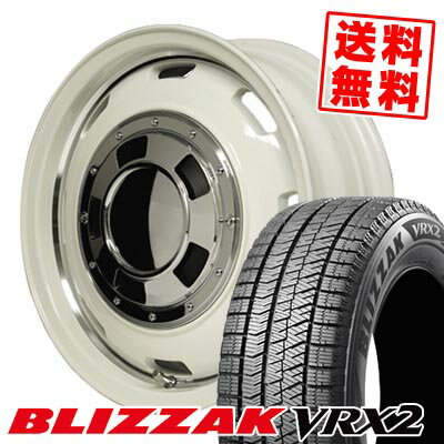 155/65R14 75Q ブリヂストン BLIZZAK VRX2 Garcia CISCO スタッドレスタイヤホイール4本セット 【取付対象】