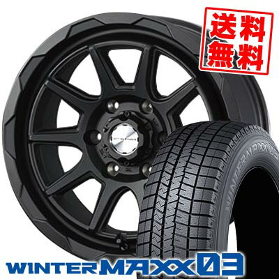 205/55R16 91Q ダンロップ WINTER MAXX 03 WM03 WEDS MUD VANCE06 スタッドレスタイヤホイール4本セット 【取付対象】