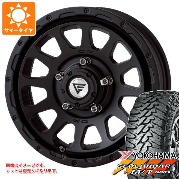 【タイヤ交換対象】ジムニー用 サマータイヤ ヨコハマ ジオランダー M/T G003 175/80R16 91S デルタフォース オーバル 5.5-16 タイヤホイール4本セット