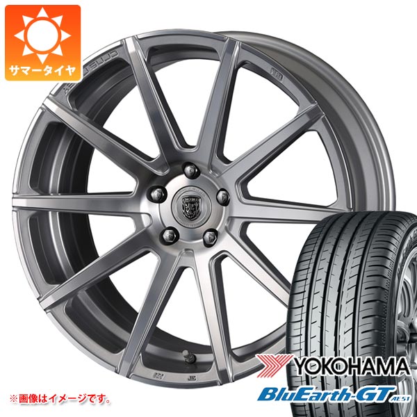 【タイヤ交換対象】サマータイヤ 245/45R19 98W ヨコハマ ブルーアースGT AE51 クリムソン クラブリネア マルディーニ FF 8.0-19 タイヤホイール4本セット