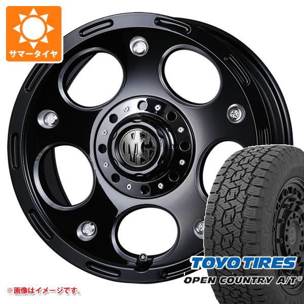 【タイヤ交換対象】スズキ ジムニーノマド JC74W用 サマータイヤ トーヨー オープンカントリー A/T3 235/70R16 106T ブラックレター クリムソン MG デーモン 5.5-16 タイヤホイール4本セット
