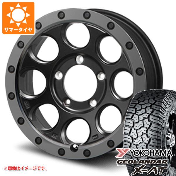 【タイヤ交換対象】ジムニー JB64W用 サマータイヤ ヨコハマ ジオランダー X-AT G016 LT225/75R16 103/100Q アウトラインホワイトレター MLJ エクストリームJ XJ03 5.5-16 タイヤホイール4本セット