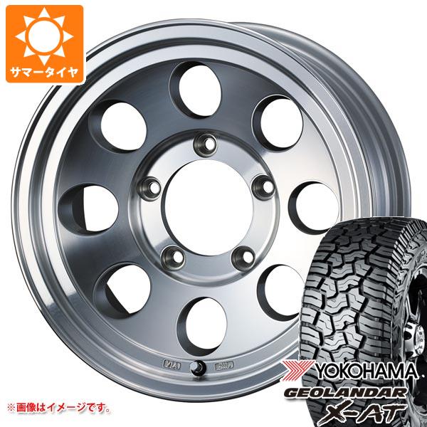 【タイヤ交換対象】スズキ ジムニーノマド JC74W用 2025年製 サマータイヤ ヨコハマ ジオランダー X-AT G016 LT215/70R16 100/97Q ブラックレター ジムライン タイプ2 6.0-16 タイヤホイール4本セット