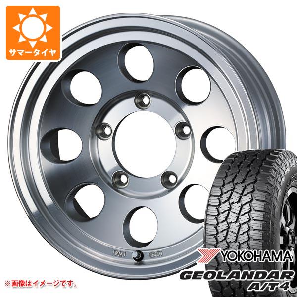 【タイヤ交換対象】スズキ ジムニーノマド JC74W用 2025年製 サマータイヤ ヨコハマ ジオランダー A/T4 G018 235/70R16 106T アウトラインホワイトレター ジムライン タイプ2 6.0-16 タイヤホイール4本セット