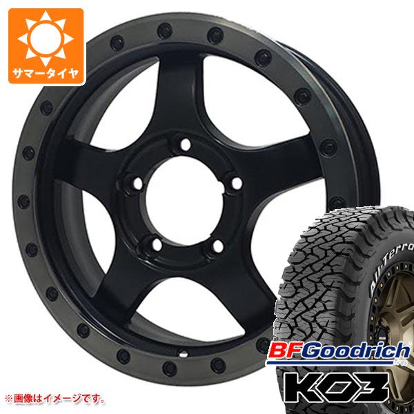 【タイヤ交換対象】5本セット ジムニー JB64W用 サマータイヤ BFグッドリッチ オールテレーンT/A KO3 LT215/70R16 100/97S ホワイトレター オフビート バウンティコレクション BDX05 5.5-16 タイヤホイール5本セット