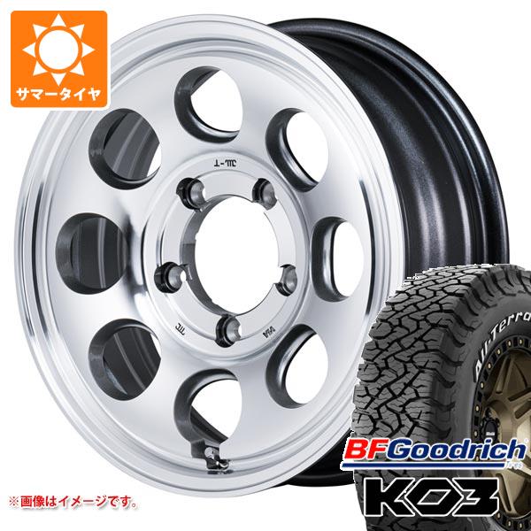 【タイヤ交換対象】ジムニー JB64W用 サマータイヤ BFグッドリッチ オールテレーンT/A KO3 LT225/75R16 115/112S ホワイトレター ガルシア パーム8 5.5-16 タイヤホイール4本セット