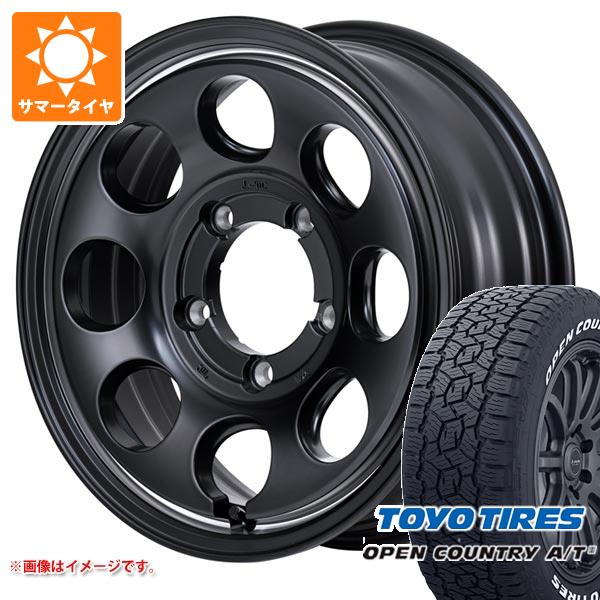 【タイヤ交換対象】5本セット スズキ ジムニーノマド JC74W用 サマータイヤ トーヨー オープンカントリー A/T3 215/70R16 100T ホワイトレター ガルシア パーム8 6.0-16 タイヤホイール5本セット