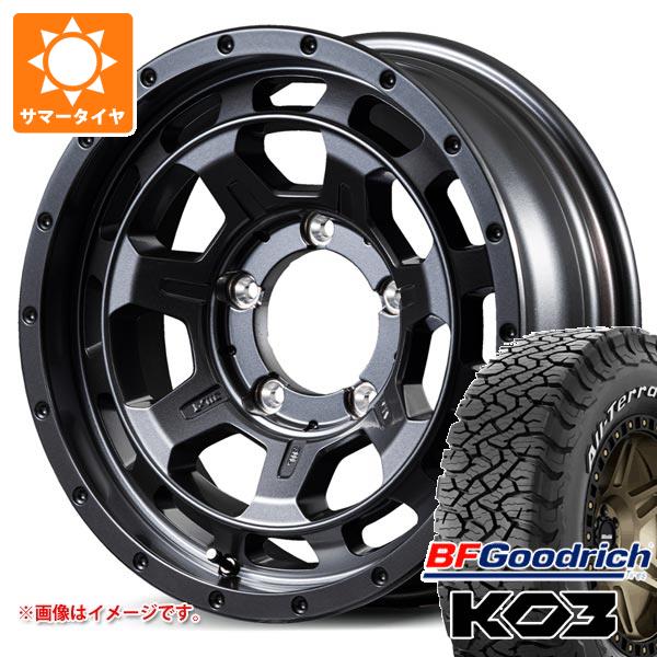 【タイヤ交換対象】5本セット スズキ ジムニーシエラ JB74W用 サマータイヤ BFグッドリッチ オールテレーンT/A KO3 LT225/70R16 102/99S ホワイトレター ナイトロパワー M7 ファランクス 6.0-16 タイヤホイール5本セット