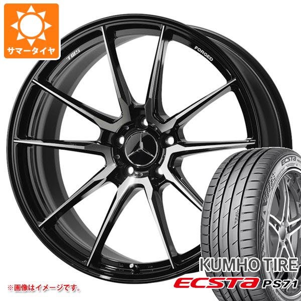 【タイヤ交換対象】メルセデスベンツ W177 A35 AMG用 サマータイヤ クムホ エクスタ PS71 235/35R19 91Y XL TWS エクスパー EX-fM2 モノブロック タイヤホイール4本セット