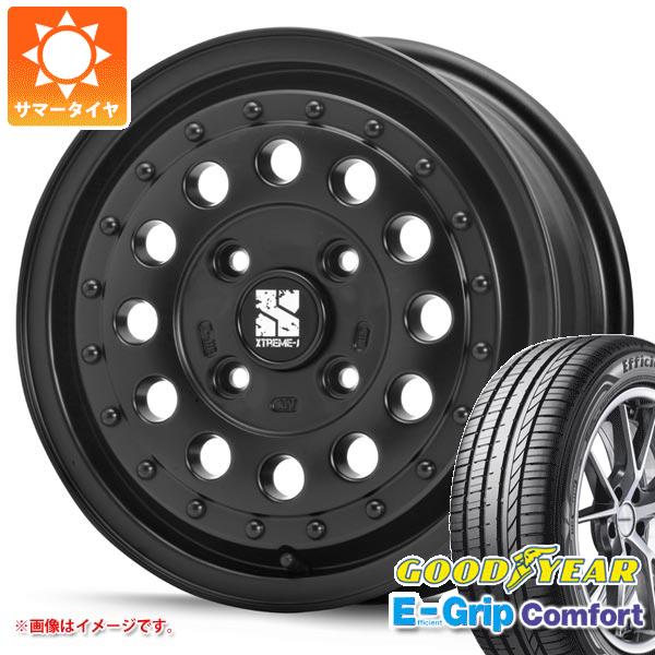 【タイヤ交換対象】サマータイヤ 165/55R14 72V グッドイヤー エフィシエントグリップコンフォート MLJ エクストリームJ ラギッド 5.0-14 タイヤホイール4本セット