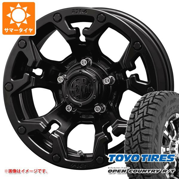 【タイヤ交換対象】ジムニー用 2025年製 サマータイヤ トーヨー オープンカントリー R/T 185/85R16 105/103N LT ホワイトレター クリムソン MG ゴーレム 5.5-16 タイヤホイール4本セット