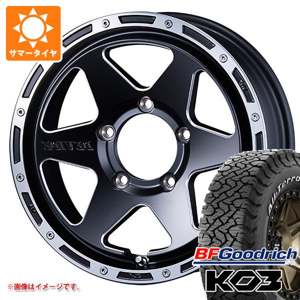 【タイヤ交換対象】5本セット ジムニー用 サマータイヤ BFグッドリッチ オールテレーンT/A KO3 LT175/80R16 92S ホワイトレター SSR ディバイド TR-6 5.5-16 タイヤホイール5本セット