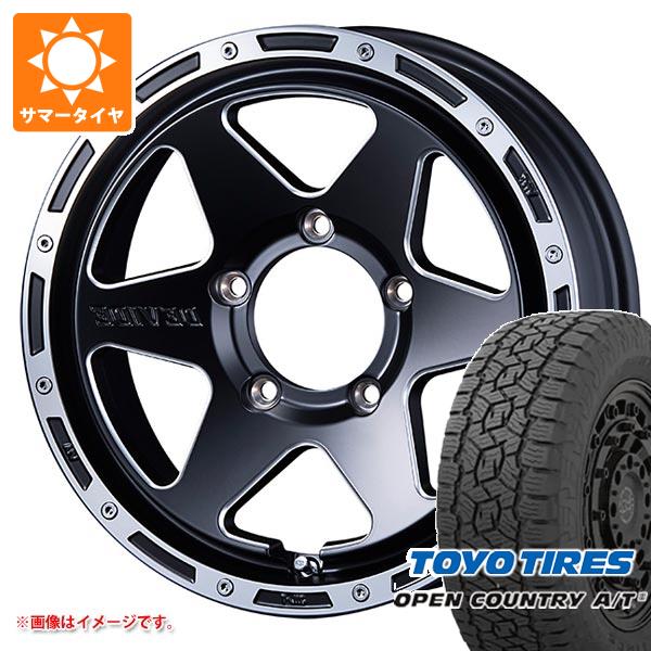 【タイヤ交換対象】5本セット ジムニーシエラ JB74W用 サマータイヤ トーヨー オープンカントリー A/T3 215/70R16 100T SSR ディバイド TR-6 6.0-16 タイヤホイール5本セット