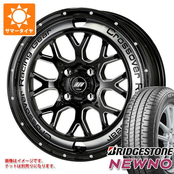 【タイヤ交換対象】キャリイ DA16T用 サマータイヤ ブリヂストン ニューノ 165/65R15 81S ワーク クラッグ CKV 4.5-15 タイヤホイール4本セット