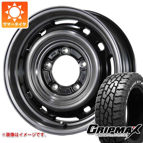 【タイヤ交換対象】5本セット スズキ ジムニーシエラ JB74W用 サマータイヤ グリップマックス マッドレイジ R/T MAX LT225/70R16 102/99R ホワイトレター ランドフット XFG 6.0-16 タイヤホイール5本セット