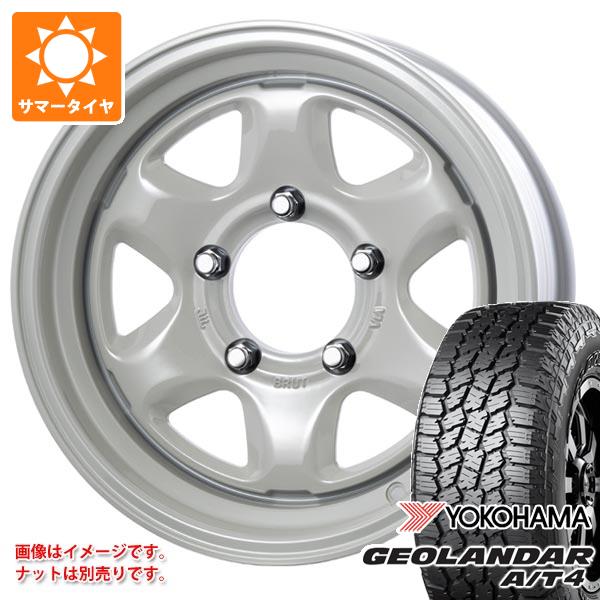【タイヤ交換対象】5本セット スズキ ジムニーノマド JC74W用 2025年製 サマータイヤ ヨコハマ ジオランダー A/T4 G018 235/70R16 106T アウトラインホワイトレター ブルート BR-44 6.5-16 タイヤホイール5本セット