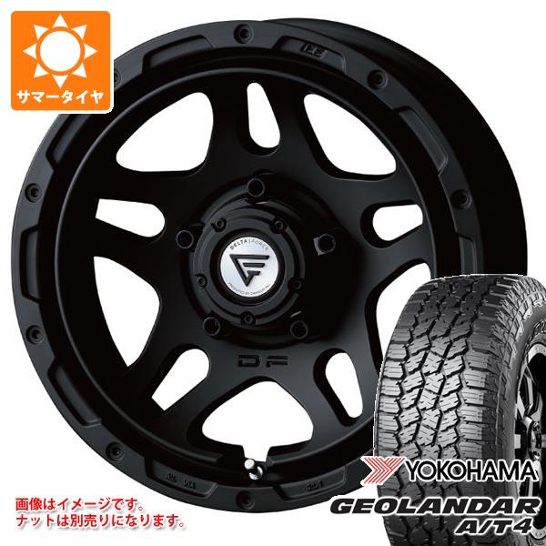 【タイヤ交換対象】スズキ ジムニーノマド JC74W用 2025年製 サマータイヤ ヨコハマ ジオランダー A/T4 G018 235/70R16 106T アウトラインホワイトレター デルタフォース オーバーランダー 6.0-16 タイヤホイール4本セット