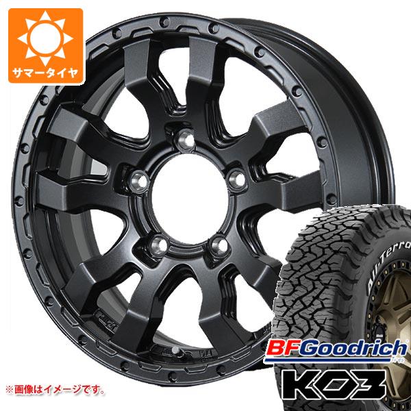【タイヤ交換対象】5本セット スズキ ジムニーノマド JC74W用 サマータイヤ BFグッドリッチ オールテレーンT/A KO3 LT225/70R16 102/99S ホワイトレター ヴァブロ RR-01 5.5-16 タイヤホイール5本セット
