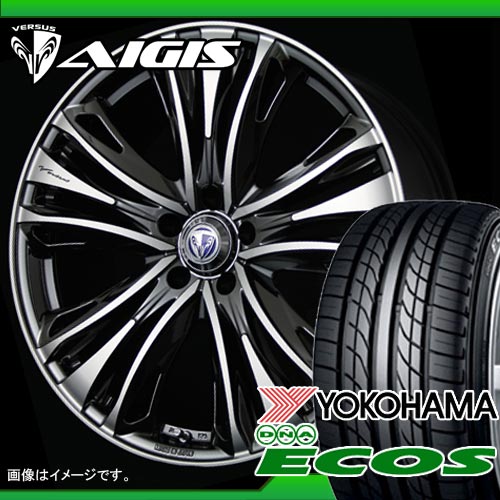 245/35R20 ヨコハマ DNA エコス ES300 ＆ ベルサス アイギス 8.5-20 タイヤホイール4本セット 【RCPmara1207】