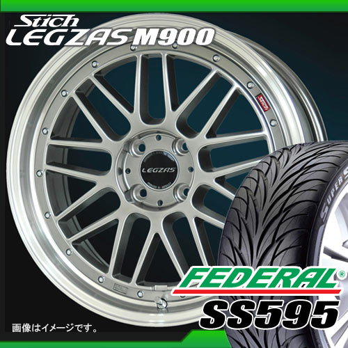 205/45R17 フェデラル SS595 ＆ シュティッヒ レグザス M900 7.0-17 タイヤホイール4本セット 【RCPmara1207】