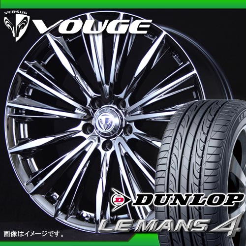 245/45R19 ダンロップ ルマン4 LM704 ＆ ベルサス ヴォウジェ 8.0-19 タイヤホイール4本セット 【RCPmara1207】