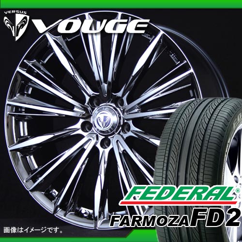 225/45R18 フェデラル フォアモサ FD2 ＆ ベルサス ヴォウジェ 7.0-18 タイヤホイール4本セット 【RCPmara1207】